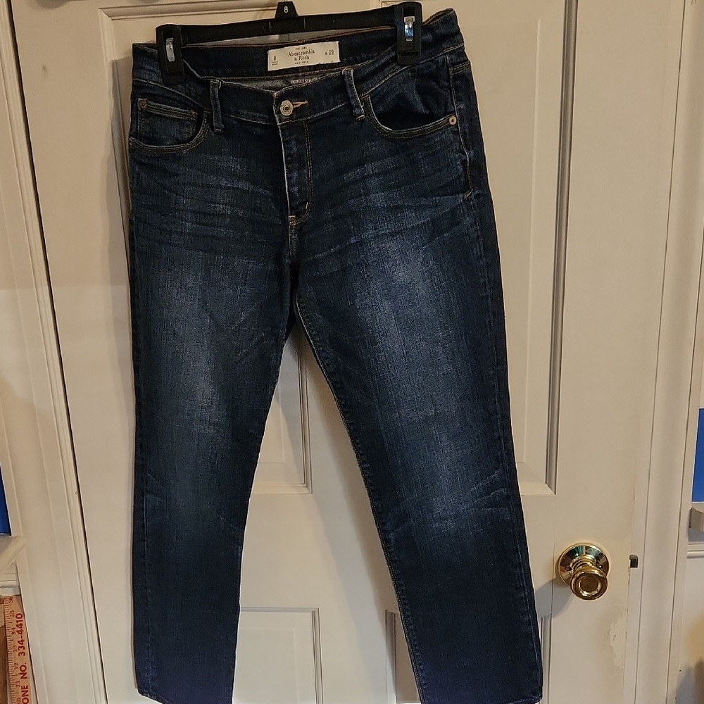 Abercrombie & Fitch Perfect Stretch Jeans - Dark Blue